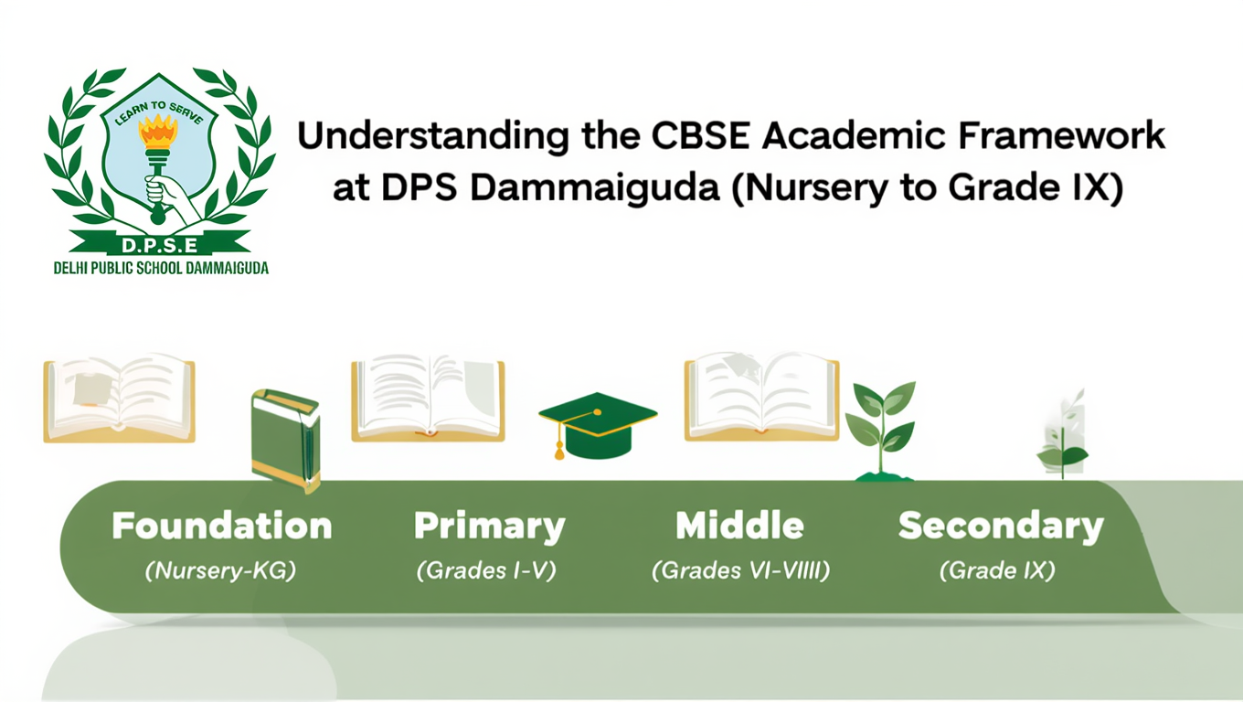 Understanding the CBSE Academic Framework at DPS Dammaiguda (Nursery to Grade IX)